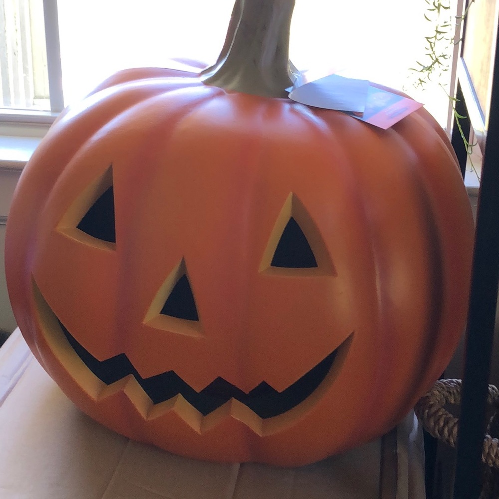 Target brand 18” light up pumpkin